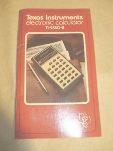 Texas Instruments TI-2550-II, nur Anleitungsbuch -#7 - Bild 1 von 1