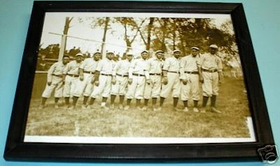 CHICAGO AMERICANS NEGRO LEAGUE EQUIPO IMPRESIÓN ENMARCADA 1911 Foto 1 de 1