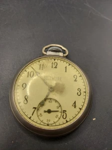 Vintage 1951 Biltmore Taschenuhr von Ingraham USA Made Open Face  - Bild 1 von 12