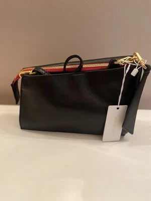 Authentic Hammitt Curtis Black Red Zip Brand New Retail $395 NWT - Image 1 of 4