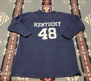 Kentucky Wildcats Football Practice Jersey #48 Sz M/L Navy T25 - Picture 1 of 7