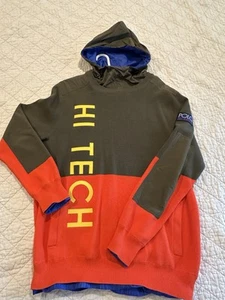 Polo Ralph Lauren Hi Tech Knit Hoodie Pullover Sweater Sz L - Picture 1 of 1