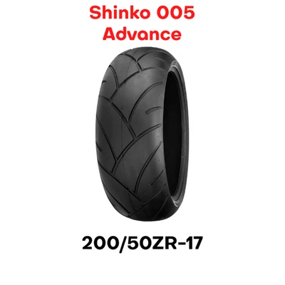 Neumático trasero moto Shinko 005 Advance 200/50-17 17" 200 50 ZR 17 nuevo Foto 1 de 3