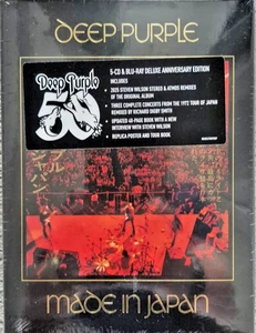 Deep Purple-Made in Japan 2025 Steven Wilson Mix Ltd. Super Deluxe 5 CD+1 Blue-R - Picture 1 of 3