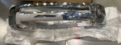 Used For 2010-2018 RAM 2500 3500 Chrome Front Bumper Face Bar w/Fog Light Holes Foto 1 de 4