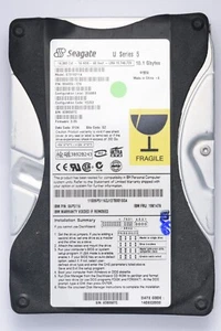 Seagate U Series 5 10GB IDE Desktop Hard Drive Model ST310211A P/N 9R4005-076 - Picture 1 of 2