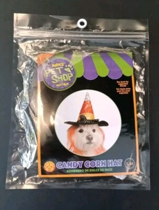 NEW Rubies Pet Shop Boutique Halloween Candy Corn Witch Hat Dog Costume Size S/M - Picture 1 of 2