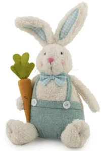 Easter Bunny Rabbit Holding Carrots Decor Decorative Accents - Picture 1 of 1