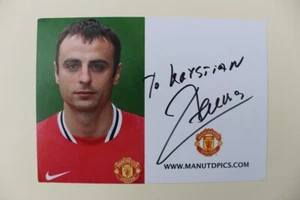 2011-12 Dimitar Berbatov signierte Manchester United Clubkarte (29224) - Bild 1 von 1