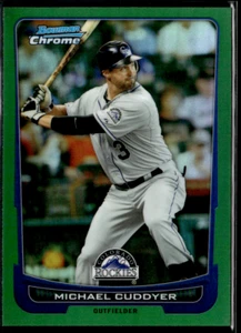 2012 Bowman Chrome Green Refractor - #156 Michael Cuddyer - Picture 1 of 2