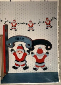 Weihnachtsmann Willkommen Schild - ein Original Design - Tole Gemälde Muster - Bild 1 von 2