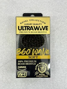 CEPILLO CURVO ABSOLUTO CALIENTE ULTRAWAVE 100% PREMIUM CERDAS DE JABALÍ (SUAVE) - HBWB01 - Imagen 1 de 4