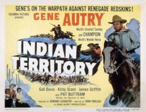 Indian Territory Lobby Card Us Poster Gene Autry Gail Davis 1950 OLD MOVIE PHOTO