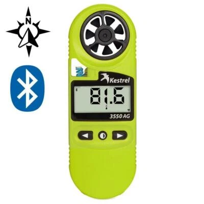 Kestrel 3550AG Spraying Weather Meter with Delta T