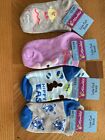 Lot Of 4! Low Cut Easter Socks Kids Size 10.5-4 Baby Bunnies/chicks