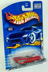 2001 First Editions 57 Roadster Hot Wheels Diecast rot Auto Mattel #052 NEU - Bild 1 von 4