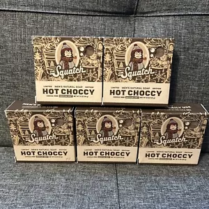 Hot Choccy Dr Squatch Soap Limited Edition 5 Pack Lot Medium Grit Cocoa Nibs - Picture 1 of 5