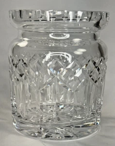 Waterford Crystal Vase Lismore Biscuit Barrel Candy Jar NO LID, Signed, 6 in - Picture 1 of 8