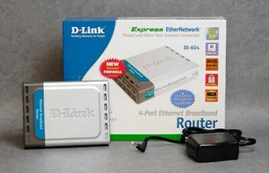 Router de banda ancha D-Link Express EtherNetwork Ethernet de 4 puertos DI-604 #44K3 - Imagen 1 de 6