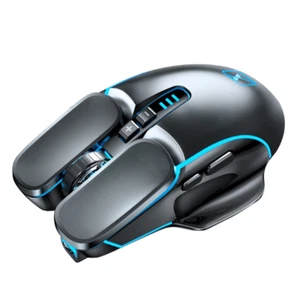 Silent Wireless Mouse Rechargeable 2400DPI Mechanical Game Mouse - Picture 1 of 14