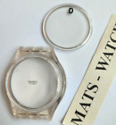 Swatch+Automatik-Gehäuse/Case Transparent #3+Plastik/Plastic+Neu/New