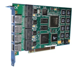 Eicon Diva Siemens Cornet SERVER 4-BRI-8M aktive ISDN Karte 4-PORT PCI    #55 - Afbeelding 1 van 1