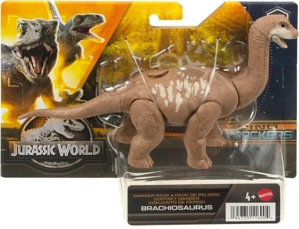 MATTEL BRACHIOSAURUS Danger Pack Dinosaur Jurassic World Dominion Dinosaurier Figur Neu