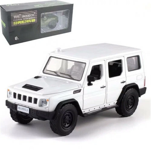 BJ80 Light utility vehicle  white 1/32 DIECAST MODEL FINISHED CAR TRUCK - Image 1 of 1