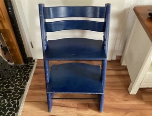 Stokke Tripp Trapp Triptrap blau Hochstuhl nicht Newborn fähig passend Bügel🩵 - Bild 1 von 10