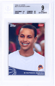 2009 Topps #321 Stephen Curry BGS 9 Rookie RC