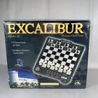 Excalibur Deluxe Electronic Chess Game Saber IV Teach Mode 73 Level Magnetic