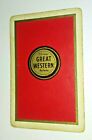 Chicago Great Western Railway 1930's SWAP PLAYING CARD