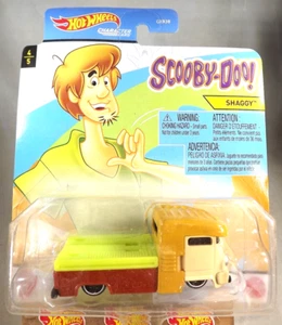 2021 Hot Wheels WB Scooby-Doo! Character Cars 4/5 SHAGGY Tan/Lime/Brown w/DD8Sp - Picture 1 of 5