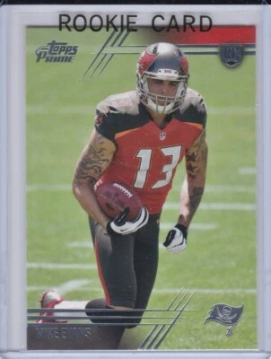 MIKE EVANS ROOKIE CARD 2014 Topps Prime Football RC TAMPA BAY BUCCANEERS BUCS! - Image 1 of 2