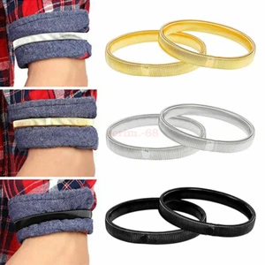 🔥6pcs Shirt Sleeve Holders Arm Bands Garter Elasticated For Mens Ladies AU - Picture 1 of 12