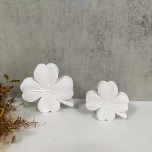 Lucky Shamrock Silicone Candle Mold Four Leaf Epoxy Casting Resin Fondant Moulds - Picture 1 of 13