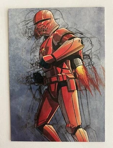 2019 Topps Star Wars Journey to Rise Skywalker Illustrated Character Sith Jetpac - Picture 1 of 2