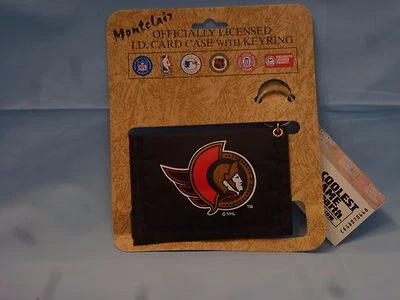 OTTAWA SENATORS  Nylon I.D. CARD CASE with KEYRING  Lot of 12   NIP  by Rico - Image 1 of 4