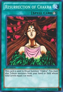 Resurrection of Chakra Super Rare Number Hunters YuGiOh Card - Picture 1 of 1
