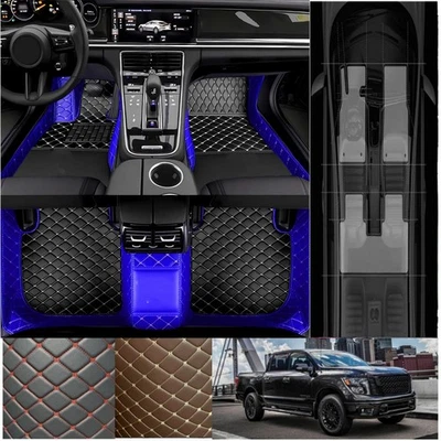 Alfombrillas aptas para camioneta Nissan Titan 2004-2024 alfombrillas para auto para todo tipo de clima Foto 1 de 4