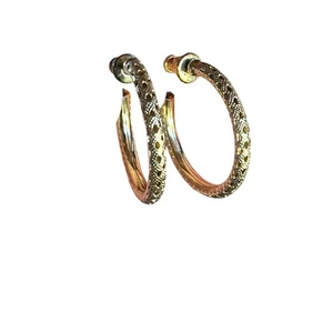 Vintage Creolen goldfarben. Süße Details. damen schmuck - Bild 1 von 3