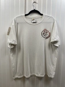 Vintage Y2K Anime North Cat Girl Tshirt Men’s Large White - Foto 1 di 5