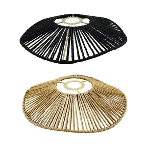 Woven Rope Lampshade Pendant Lamp Shades Ornament Floor Lamp Droplight Handmade - Picture 1 of 8