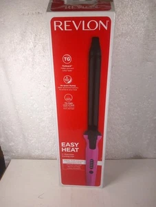 Revlon Easy Heat Precision Hair Curling Iron - 1" Extra Long Barrel - Pink - Picture 1 of 8
