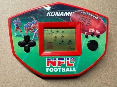 De colección Raro Konami NFL Fútbol Mano 1992 Probado Funcionando Foto 1 de 3
