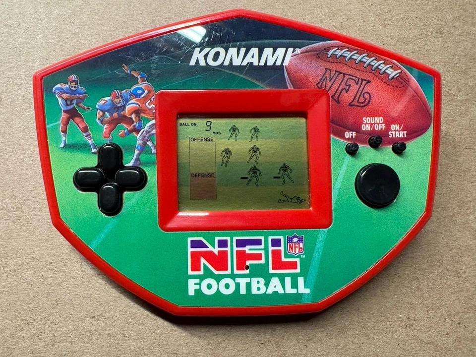 Vintage Rare Konami NFL Football Hand Held 1992 Tested Working - image 1 of 3