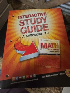 Glencoe Math Accelerated PRE-ALGEBRA Interactive Study Guide - Picture 1 of 6