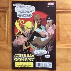 POWER MAN AND IRON FIST 2 VARIANT 1:25 BILL SIENKIEWICZ RARE Marvel V 3 1 Copy - Picture 1 of 8