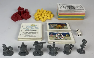 Monopoly Bob Esponja Pantalones Cuadrados Lote Piezas Piezas 2005 Fichas Más Foto 1 de 4
