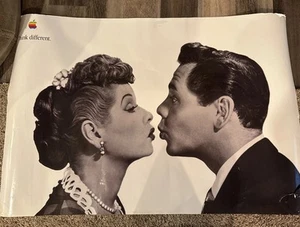 Apple Think Different Poster I Love Lucy Desi 1998 24" x 36" Vintage Very Rare - Picture 1 of 9